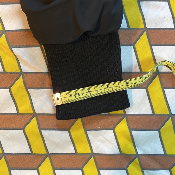 Womens NVLT Berber Fleece Black MidLength Zip Up Coat Large Fashion Buckle Neck - Picture 6 of 15